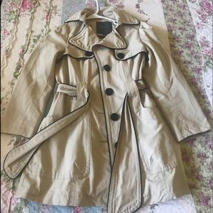 Taupe Trench Coat XS (SOLD)